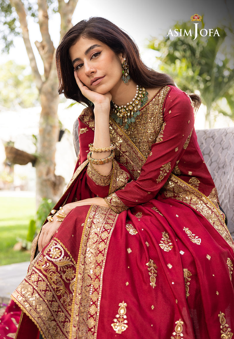 Embroidered Chiffon By Asim Jofa (Unstitched)