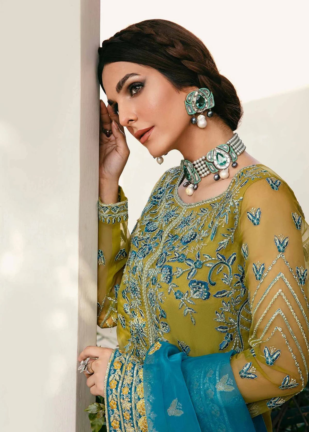 Davina by Akbar Aslam - 3 piece Unstitched