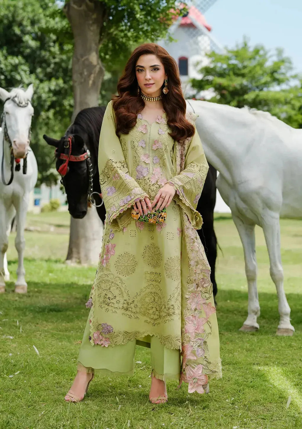 Rangzaar |Embroidered Lawn - 3 Piece Unstitched