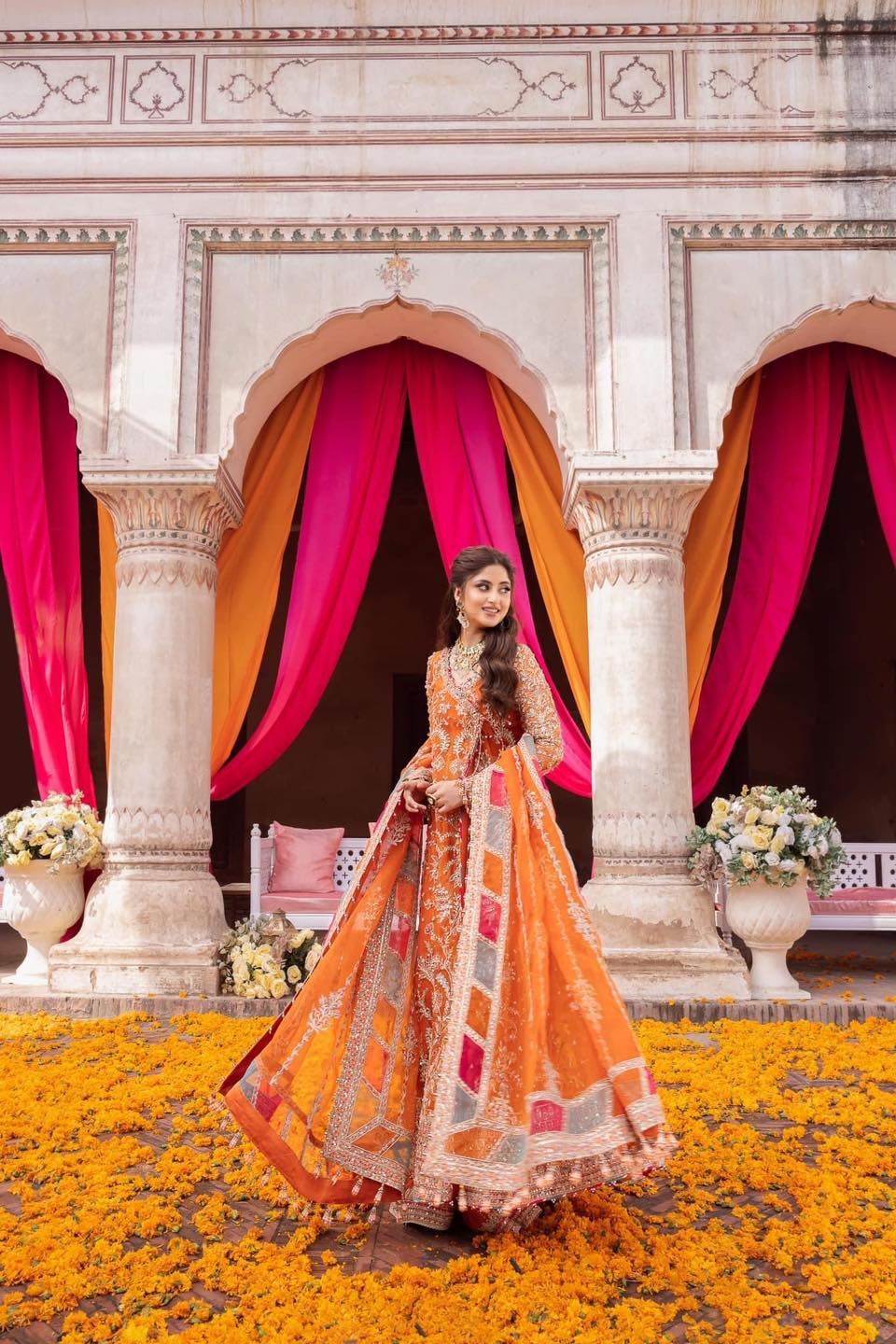 Hand Embellished Angrakha By Kanwal Malik - 3 Piece Unstitched