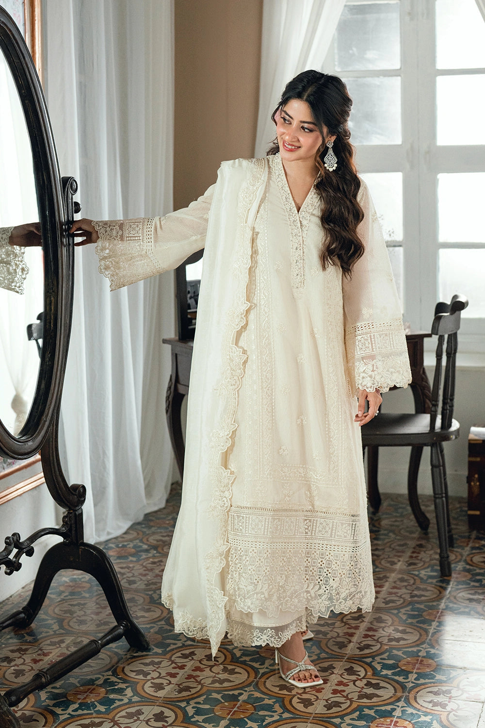 Ivory Peral By Azure -3 Piece Unstitched