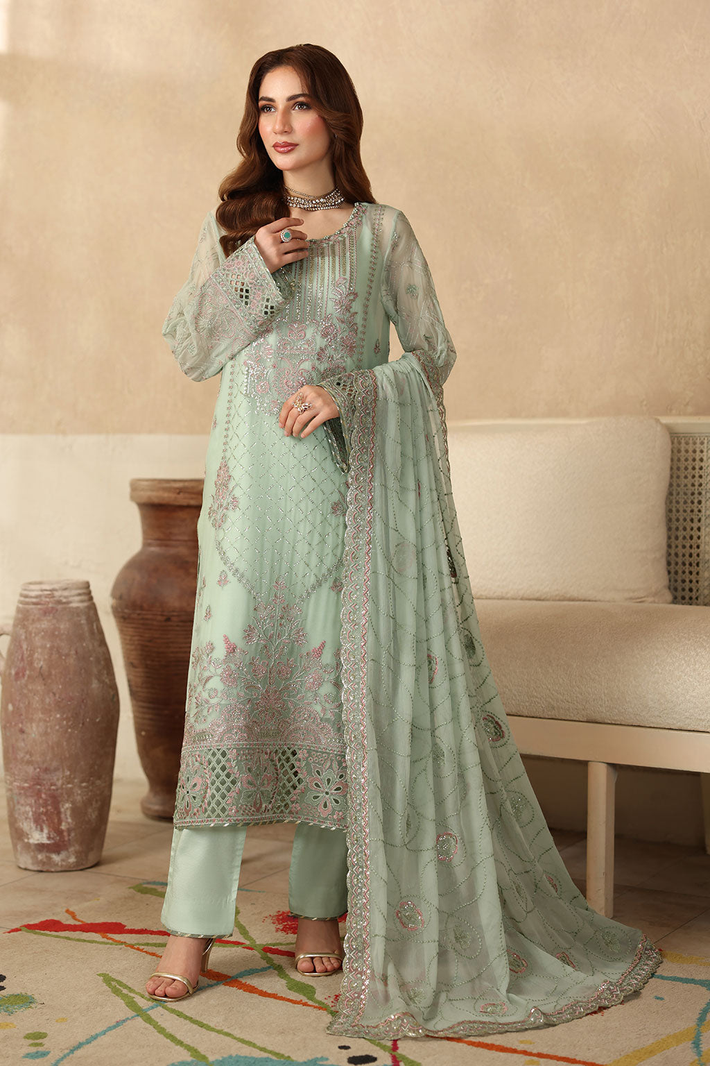 Emerald By Ramsha - 3 Piece Unstitched