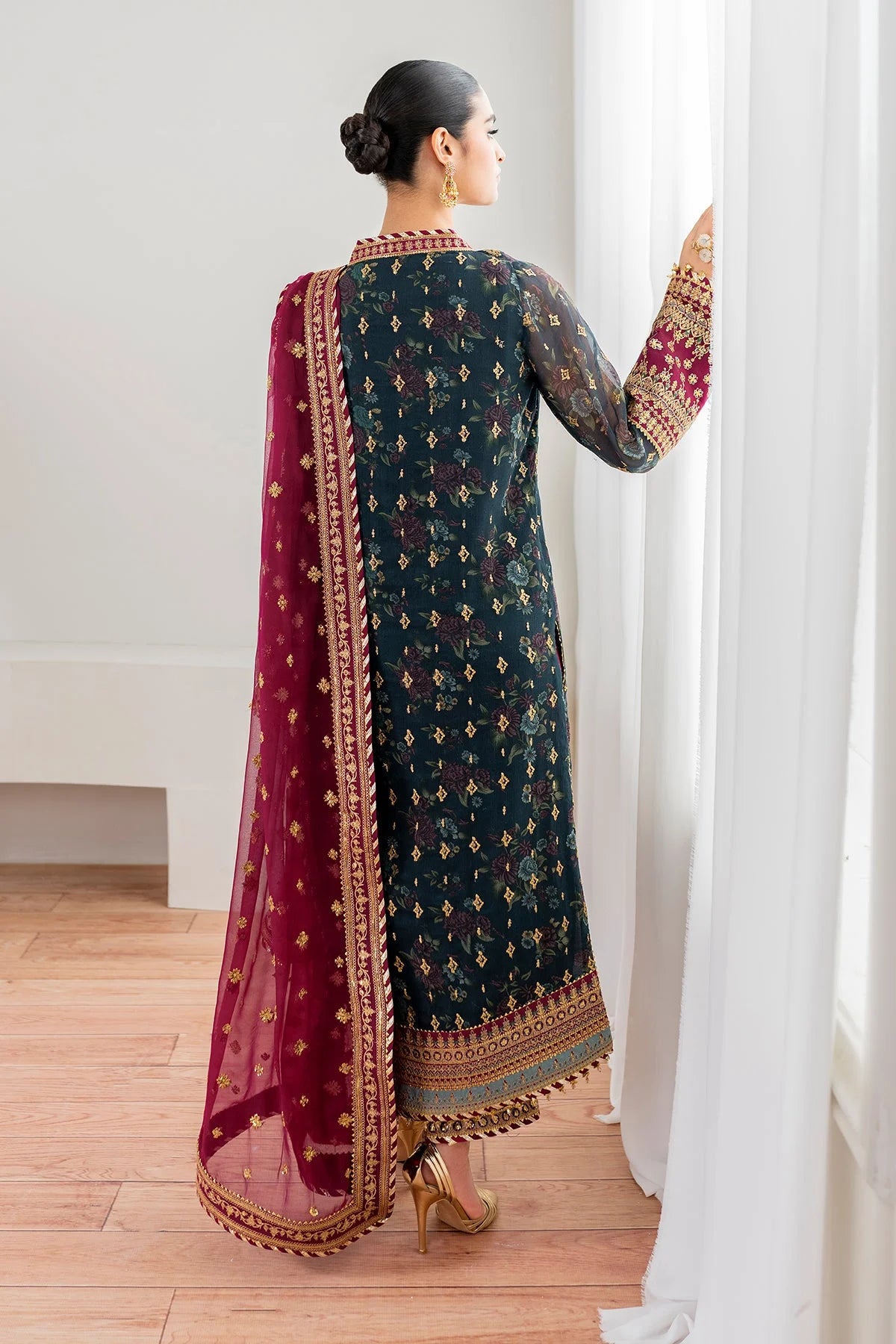 Baroque Zinc Formal - 3 Piece Unstitched