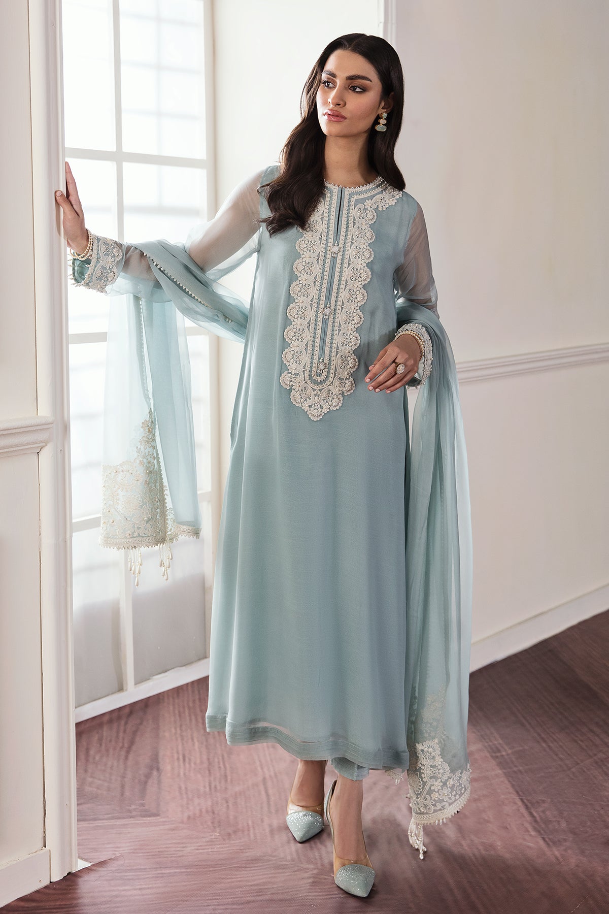 Chiffon star By Baroque - 3 Piece Unstitched
