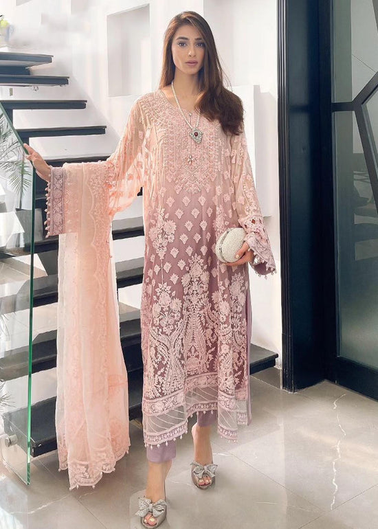 3 Piece Stitched -  Heavy embroidered pure lawn PS-190 | Maria.B