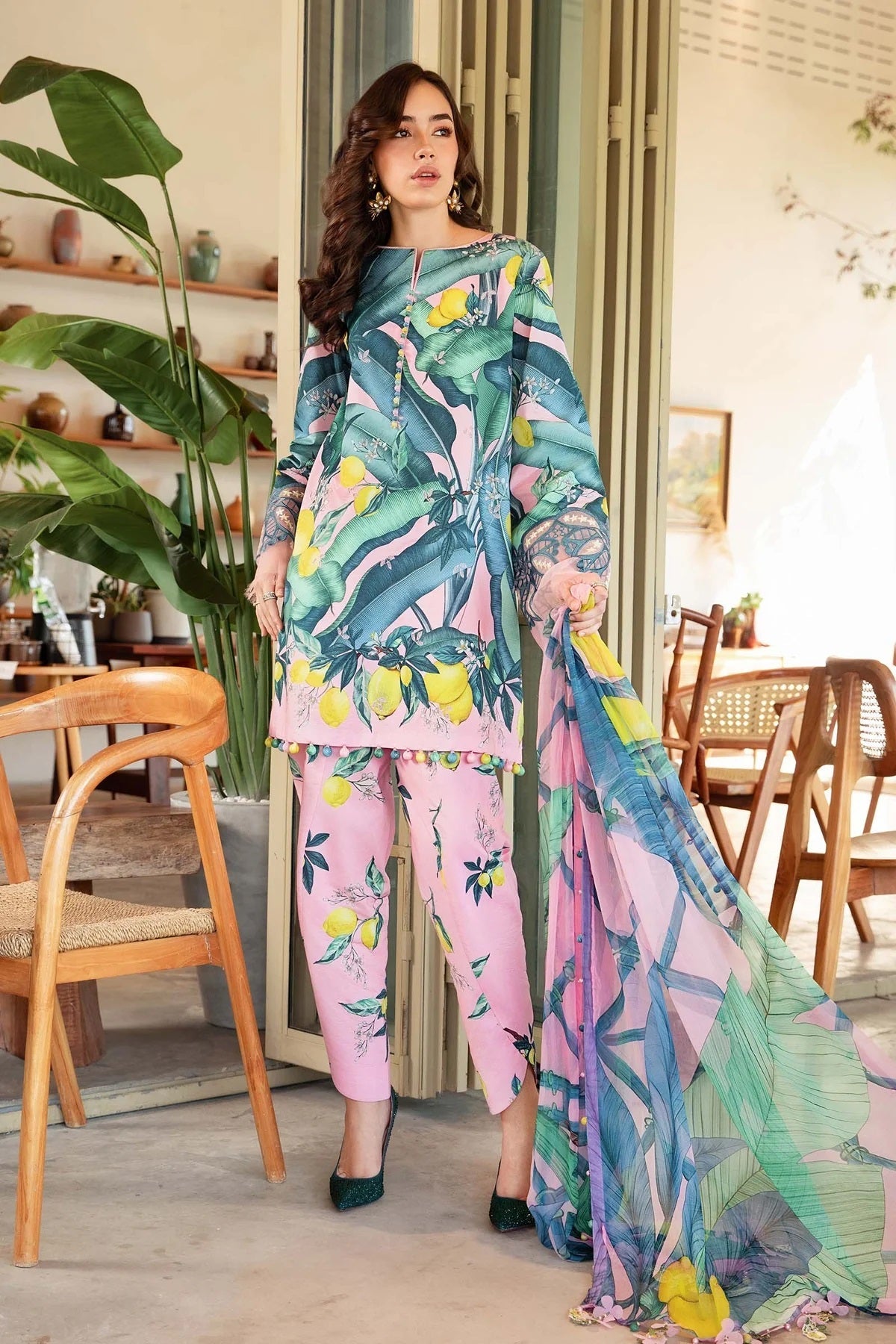 Maria.B Luxury Lawn Embroidered 3 Piece Unstitched MPT-2503-B
