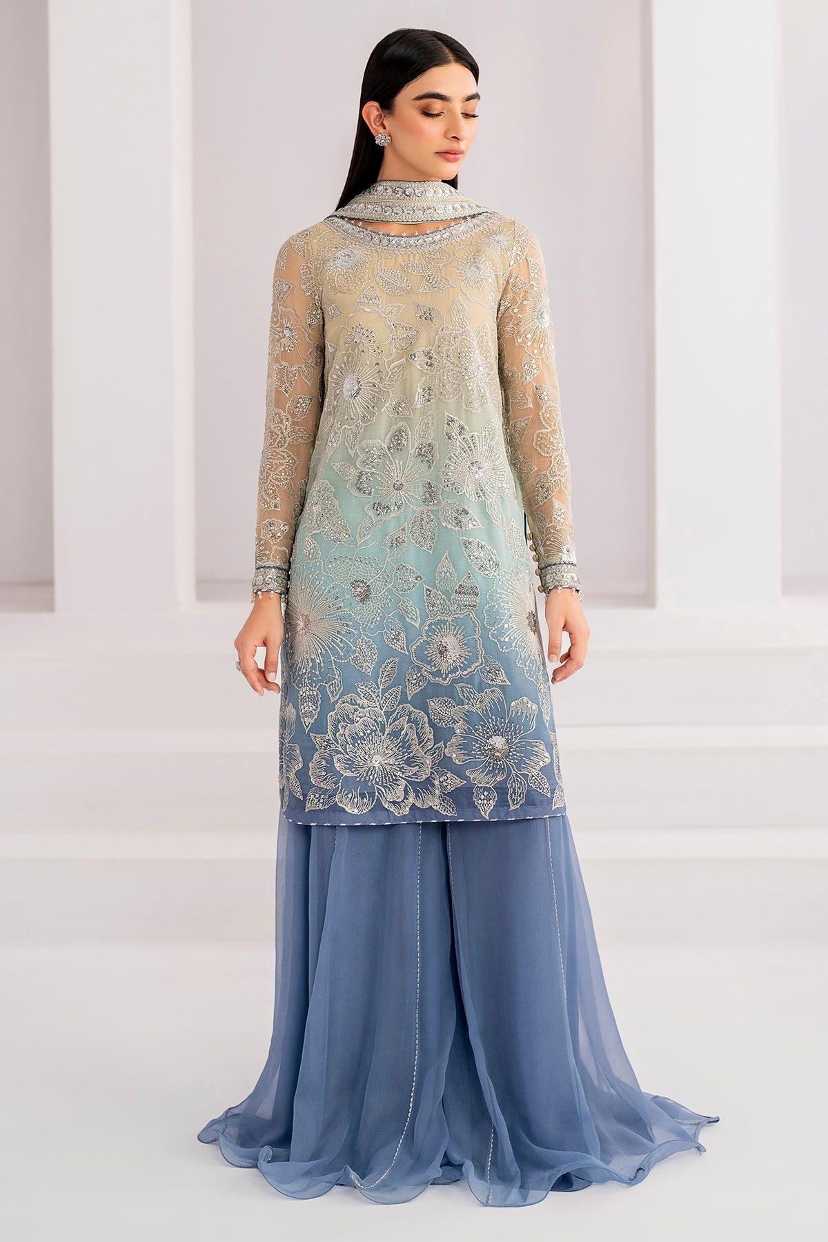 Embroidered Chiffon By Jazmin