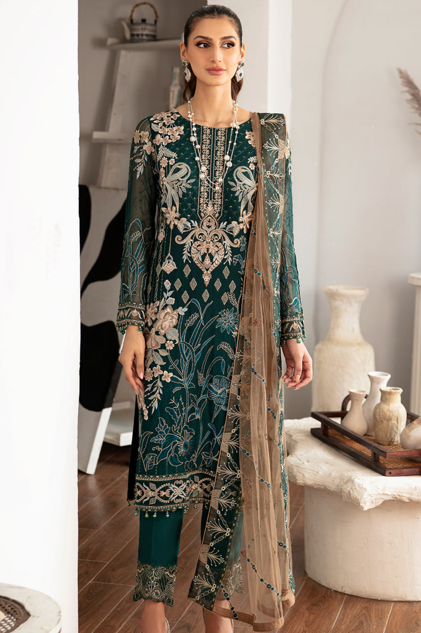 Embroidered Chiffon By Ramsha