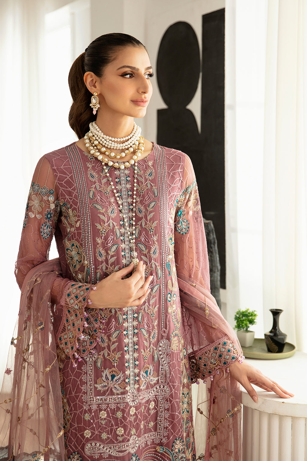 Embroidered Chiffon By Ramsha