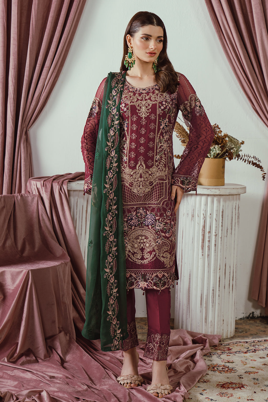 Embroidered Chiffon By Ramsha