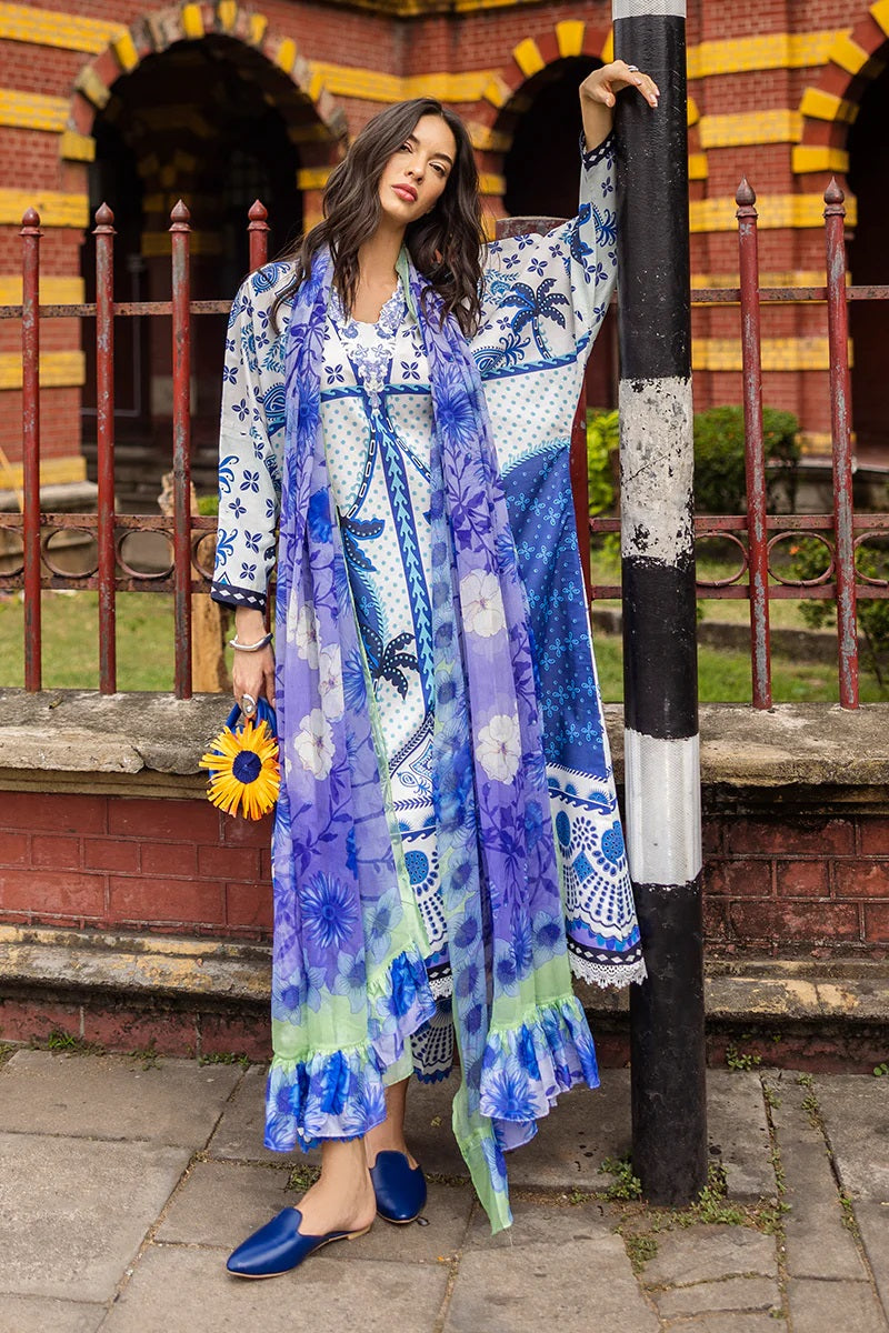 Mushq Luxury Lawn Embroidered 3 Piece Unstitched Ksenia