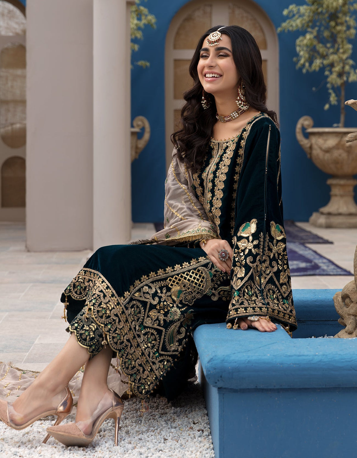 Emaan Adeel Velvet - 3 Piece Unstitched
