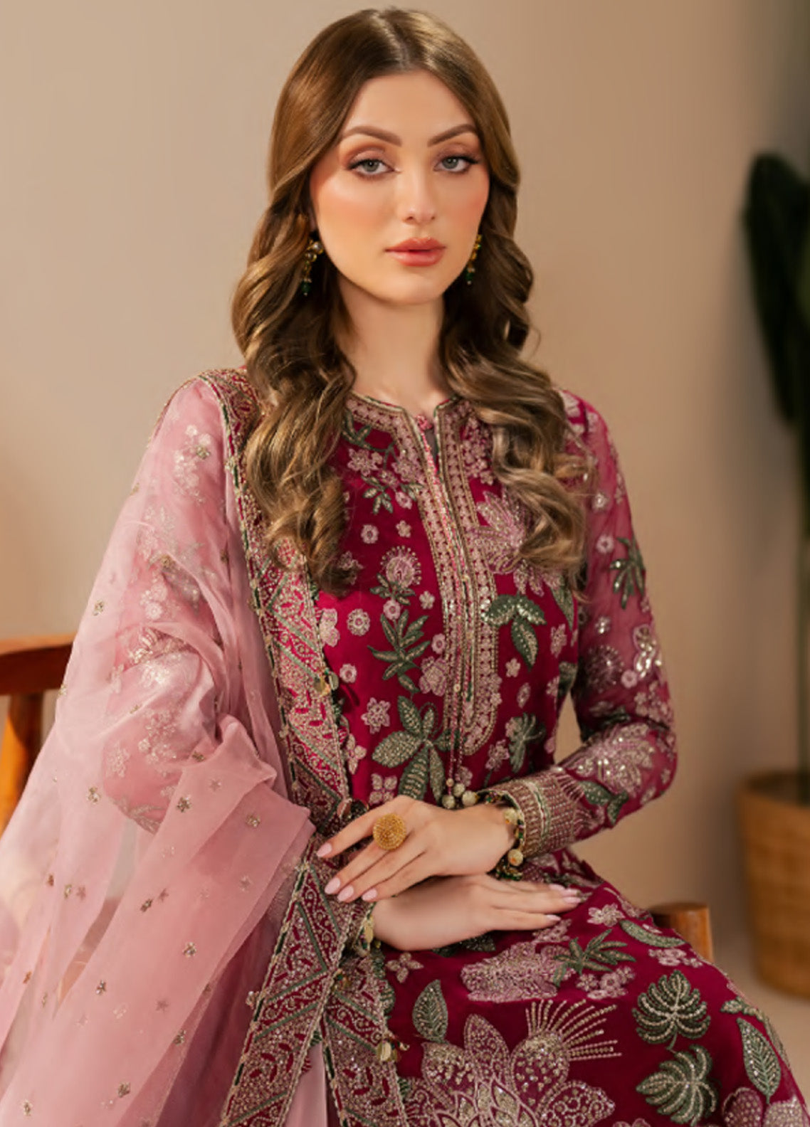Embroidered Chiffon | JAZMIN | 3 Piece Unstitched