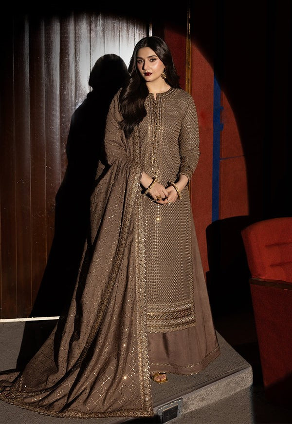 Brown Formal By Asim Jofa - 3 Piece Unstitched