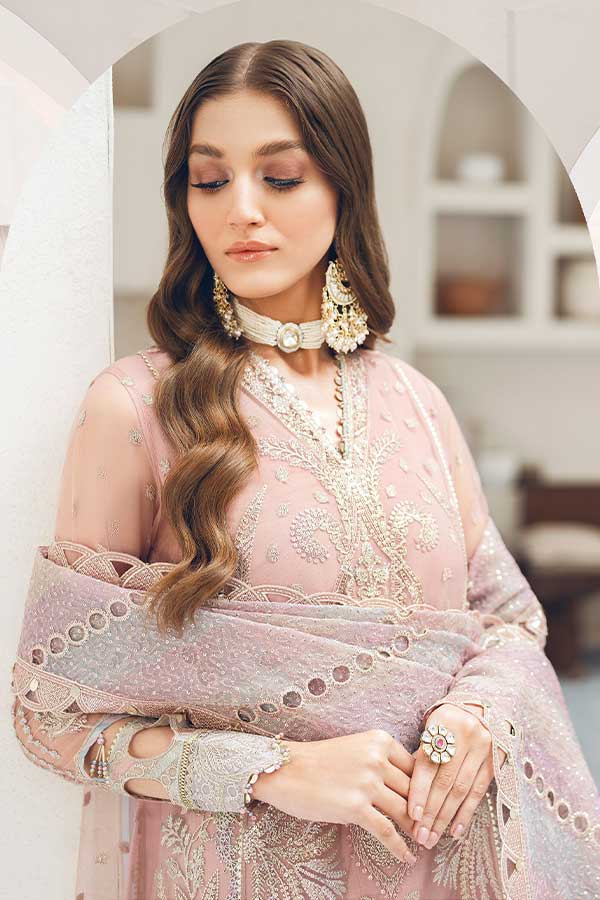 Alvis By Jasmin Embroidered organza - 3 Piece Unstitched