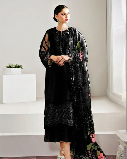 Embroidered Organza by Baroque - 3 Piece Unstitched