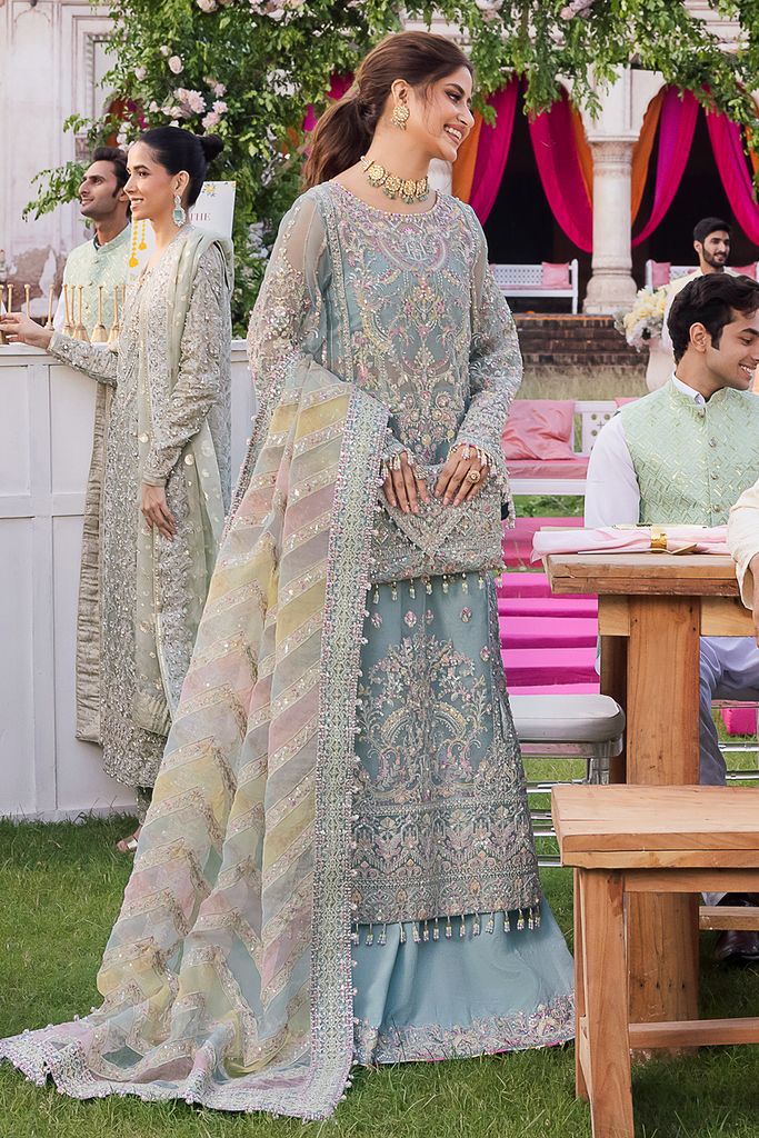 Embroidered organza | Kanwal Malik - 3 piece Unstitched