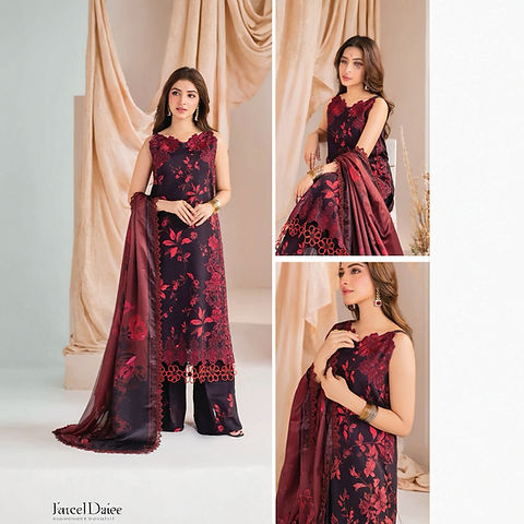 Asifa Nabeel - 3 piece Unstitched